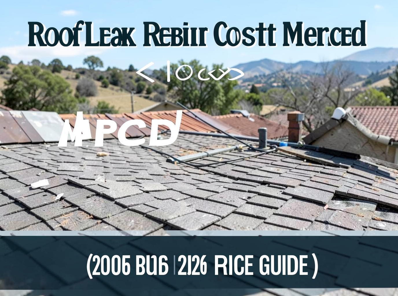 Roof Leak Repair Cost in Merced (2026 Price Guide)